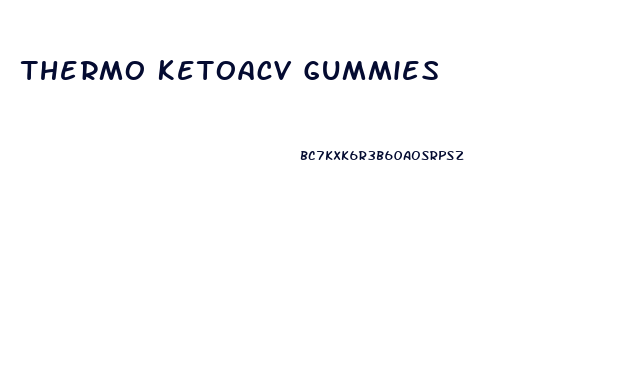 Thermo Ketoacv Gummies