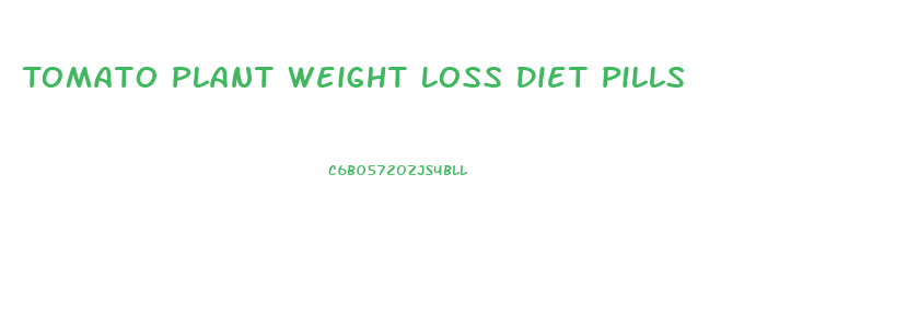 Tomato Plant Weight Loss Diet Pills