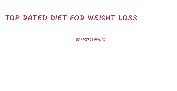 Top Rated Diet For Weight Loss