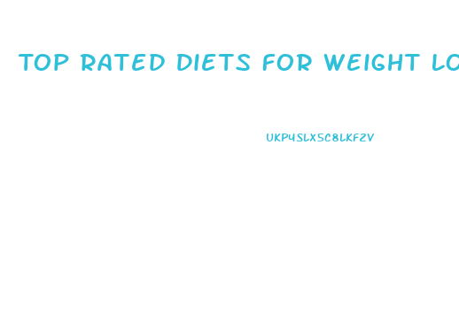 Top Rated Diets For Weight Loss