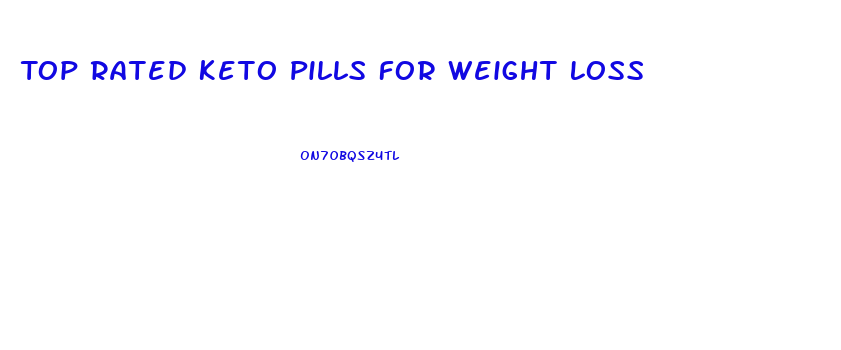 Top Rated Keto Pills For Weight Loss