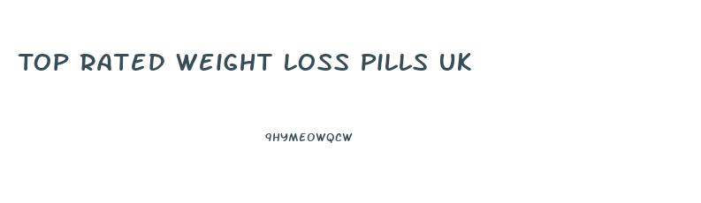 Top Rated Weight Loss Pills Uk