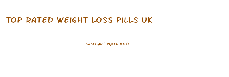 Top Rated Weight Loss Pills Uk