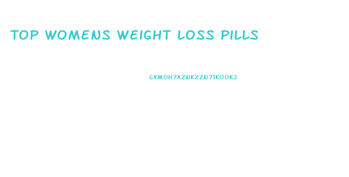 Top Womens Weight Loss Pills