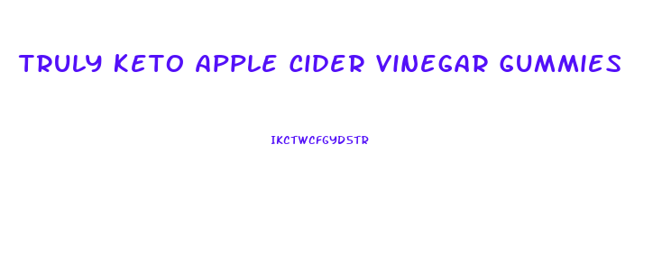 Truly Keto Apple Cider Vinegar Gummies