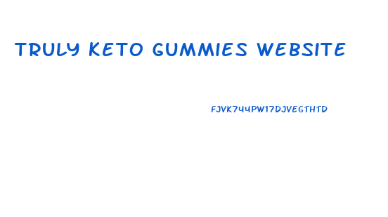 Truly Keto Gummies Website
