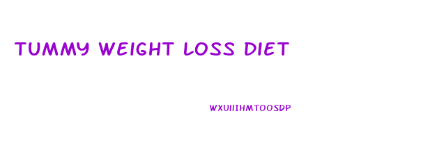 Tummy Weight Loss Diet