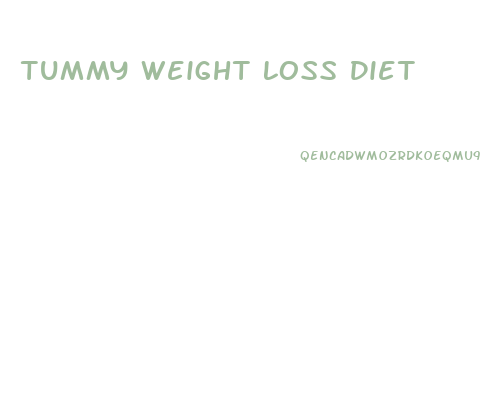 Tummy Weight Loss Diet