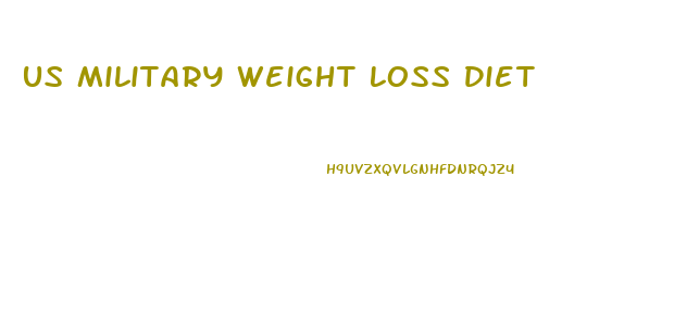 Us Military Weight Loss Diet