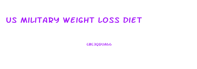 Us Military Weight Loss Diet