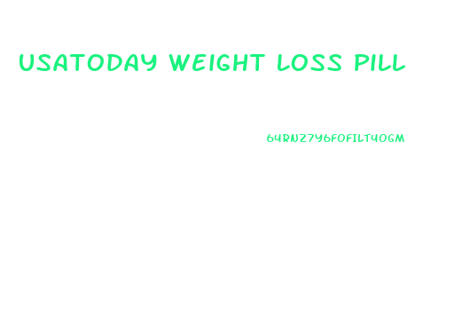 Usatoday Weight Loss Pill