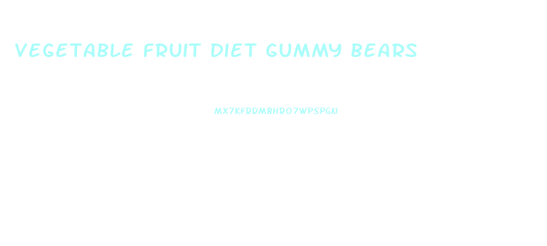 Vegetable Fruit Diet Gummy Bears