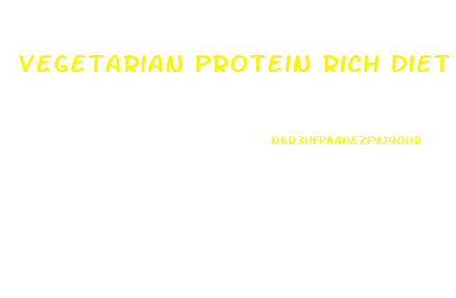 Vegetarian Protein Rich Diet For Weight Loss