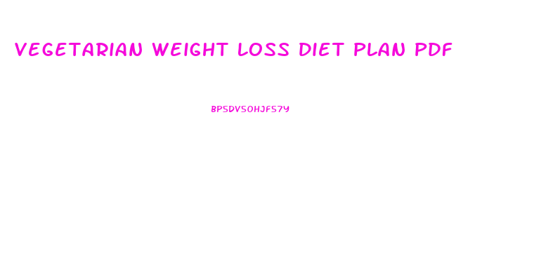 Vegetarian Weight Loss Diet Plan Pdf