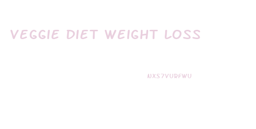 Veggie Diet Weight Loss