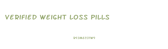 Verified Weight Loss Pills