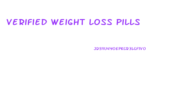 Verified Weight Loss Pills