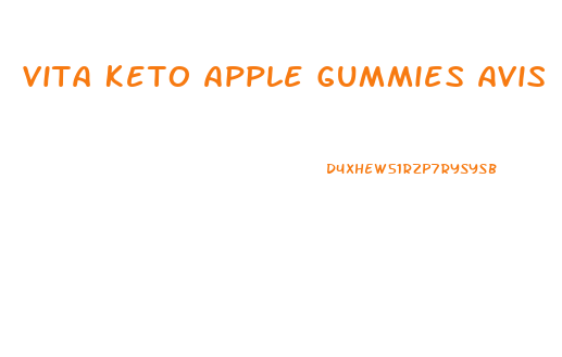 Vita Keto Apple Gummies Avis