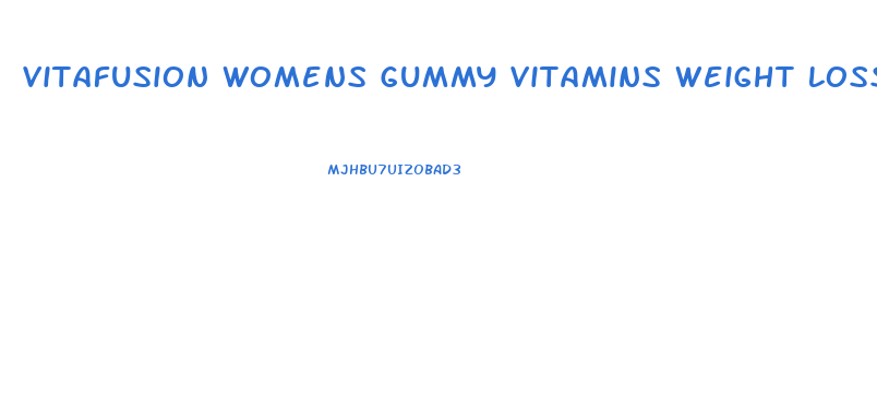 Vitafusion Womens Gummy Vitamins Weight Loss