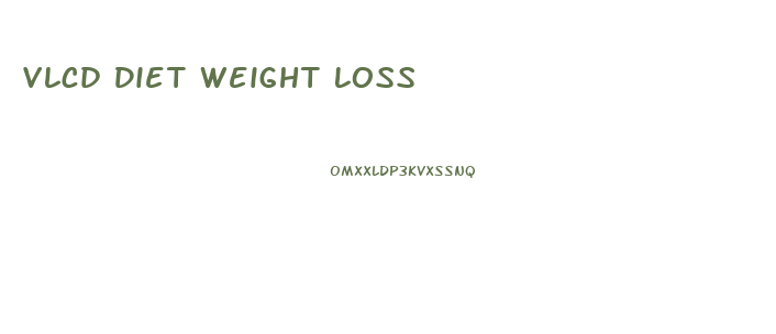 Vlcd Diet Weight Loss