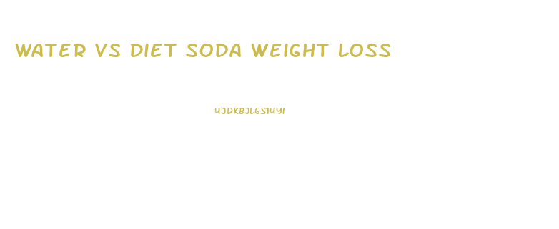 Water Vs Diet Soda Weight Loss