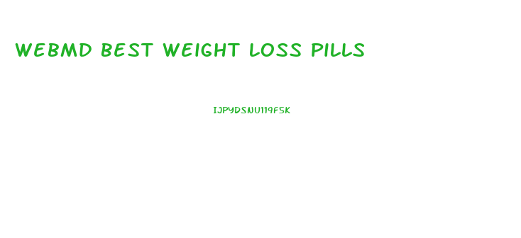 Webmd Best Weight Loss Pills