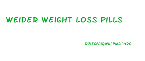 Weider Weight Loss Pills