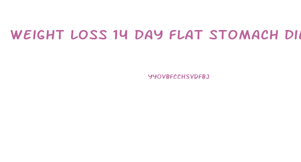Weight Loss 14 Day Flat Stomach Diet