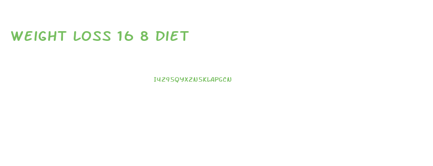 Weight Loss 16 8 Diet