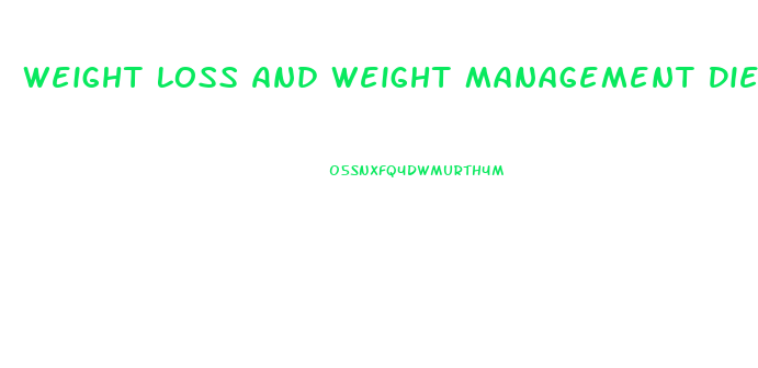 Weight Loss And Weight Management Diet Market