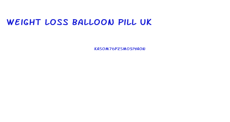 Weight Loss Balloon Pill Uk
