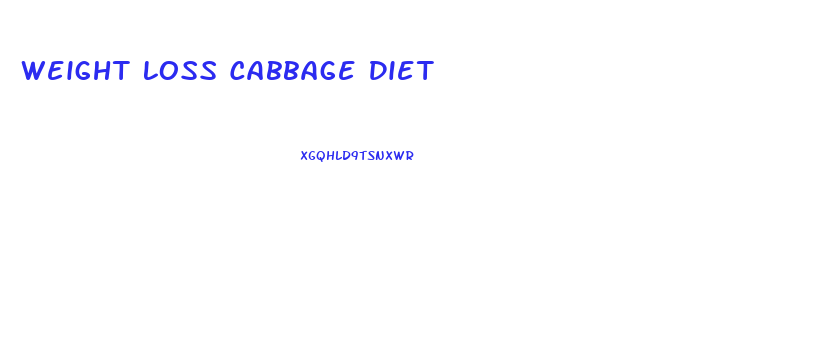 Weight Loss Cabbage Diet
