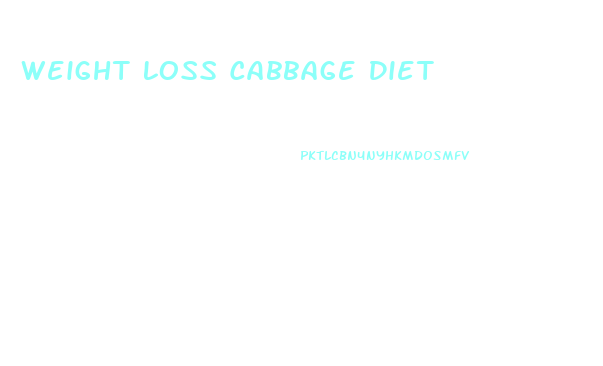 Weight Loss Cabbage Diet