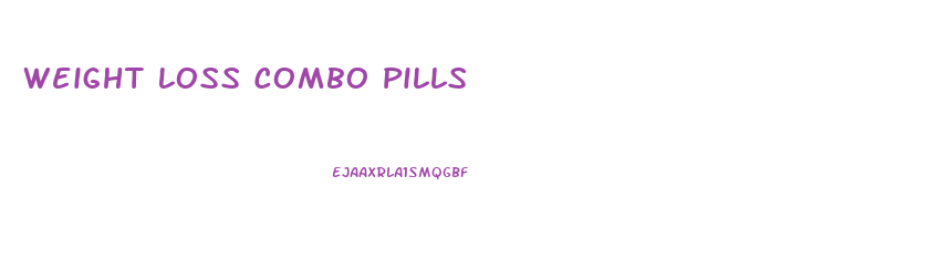 Weight Loss Combo Pills