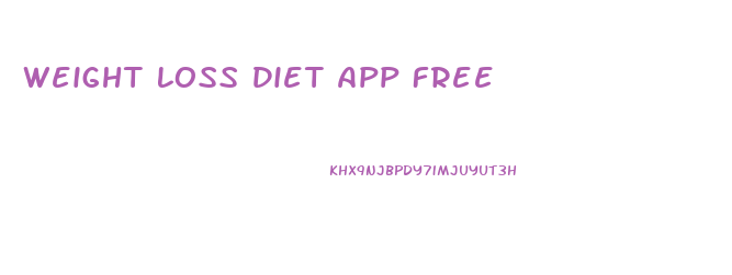 Weight Loss Diet App Free