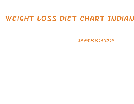 Weight Loss Diet Chart Indian Pdf