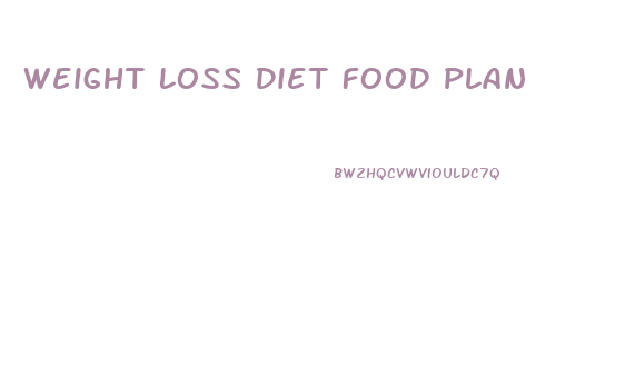 Weight Loss Diet Food Plan