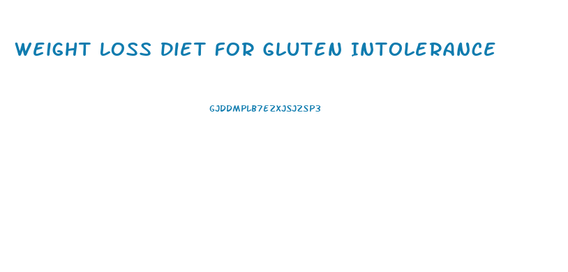 Weight Loss Diet For Gluten Intolerance