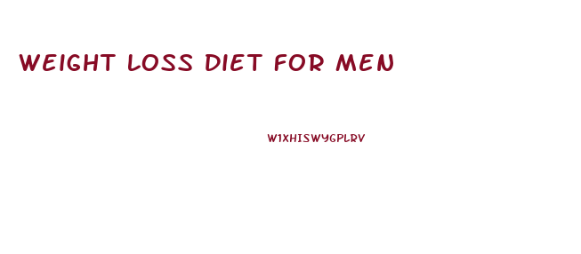 Weight Loss Diet For Men