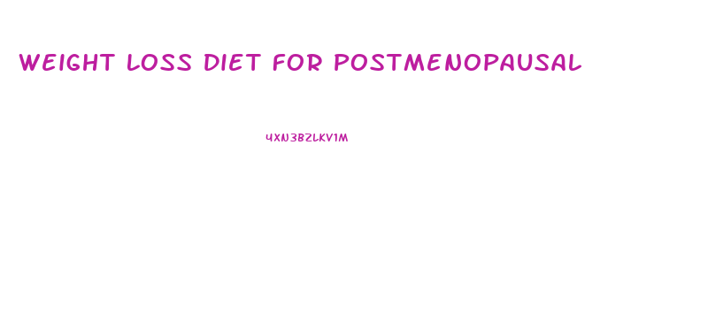 Weight Loss Diet For Postmenopausal