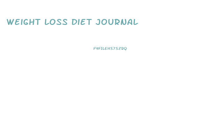 Weight Loss Diet Journal