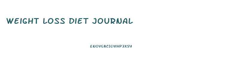 Weight Loss Diet Journal