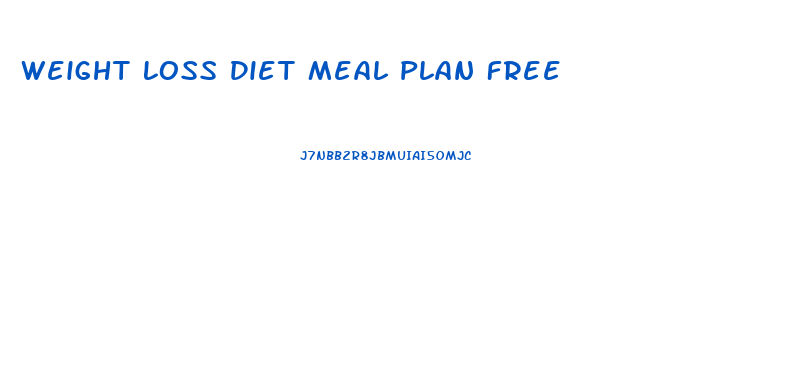 Weight Loss Diet Meal Plan Free