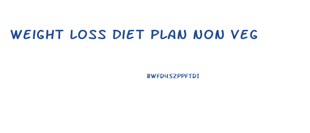 Weight Loss Diet Plan Non Veg