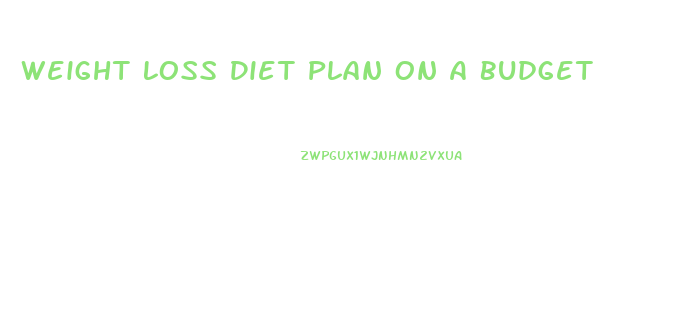 Weight Loss Diet Plan On A Budget