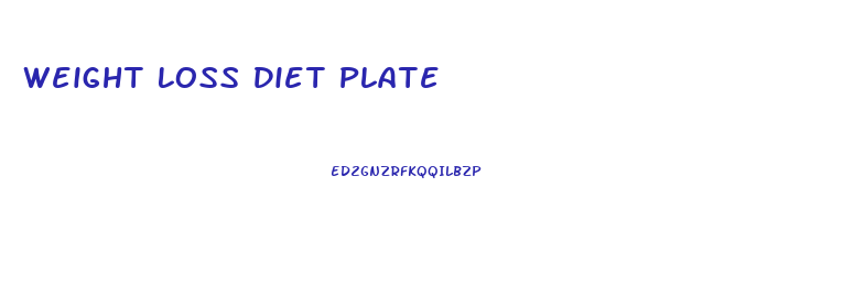 Weight Loss Diet Plate