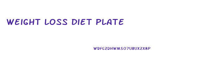 Weight Loss Diet Plate