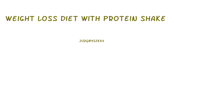 Weight Loss Diet With Protein Shake