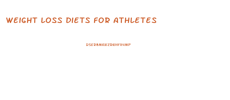 Weight Loss Diets For Athletes