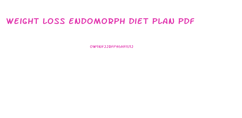 Weight Loss Endomorph Diet Plan Pdf